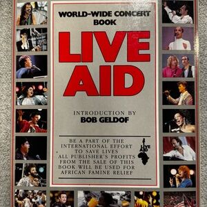 1985 Live Aid Concert Book